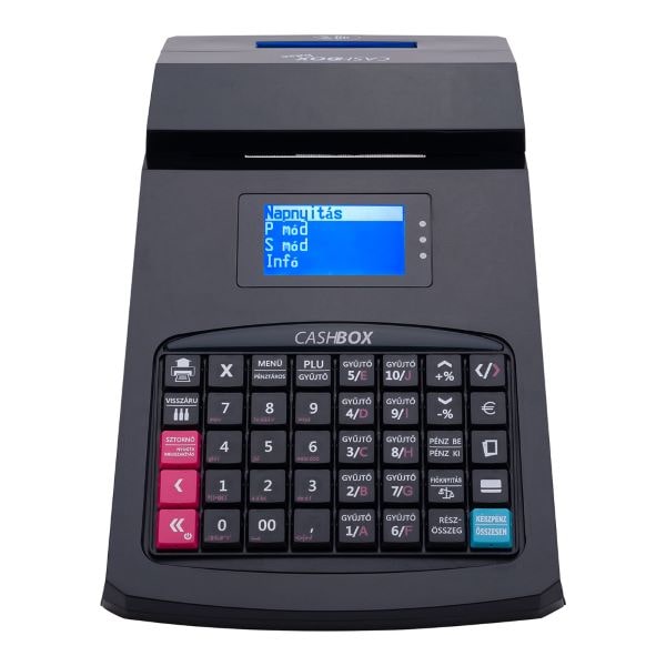 CashBox Base fekete online pénztárgép